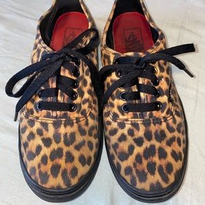 Womens Leopard print vans